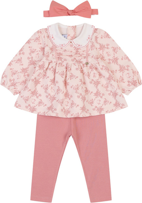 absorba 嬰幼兒 Allo 上下套裝 + 髮帶組