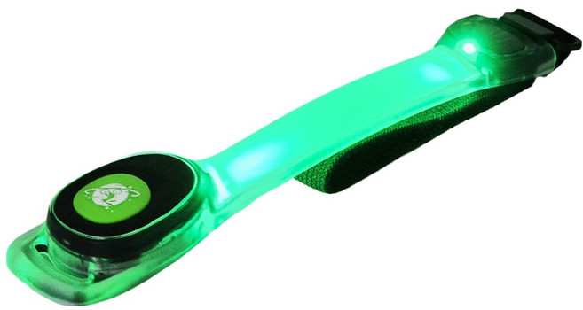 트레벨로 LED 스포츠 암밴드 라이트, 그린, 1개