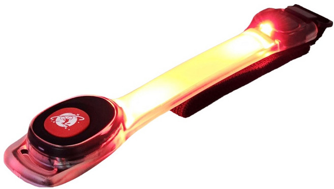 트레벨로 LED 스포츠 암밴드 라이트, 레드, 1개