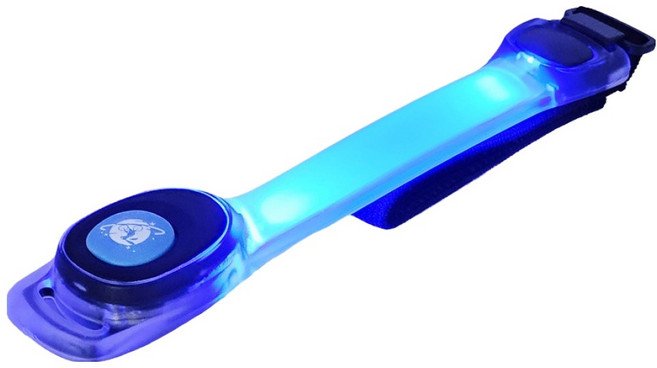 트레벨로 LED 스포츠 암밴드 라이트, 블루, 1개