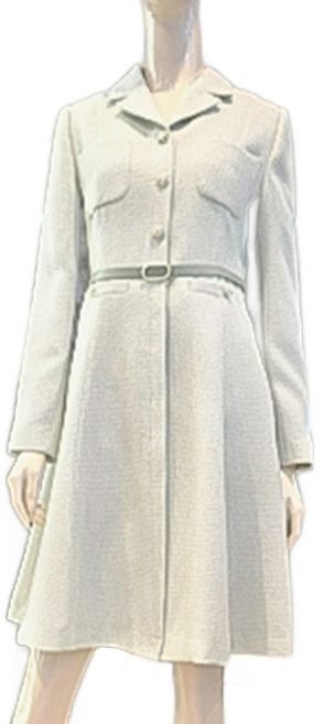 숲 여성용 벨티드 핏앤 플레어 슬림핏 원피스 SA9OPM3