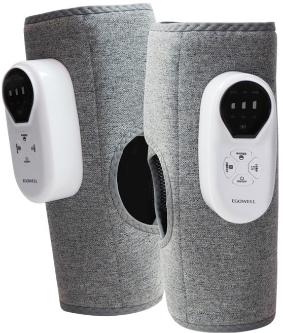 이고웰 파워풀 무선 온열 진동 공기압 종아리 마사지기 2p 세트, CM2024, 그레이