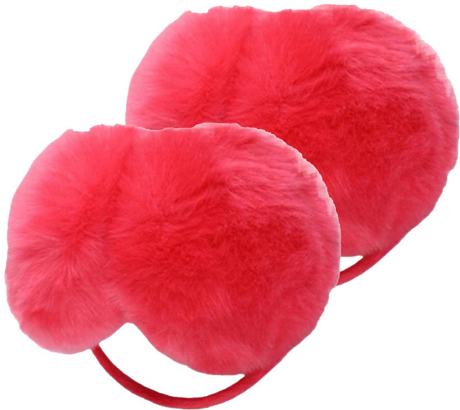 웰픽 스포츠 보온 귀마개, 레드, 2개