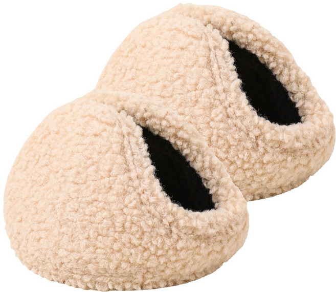 웰픽 스포츠 보온 귀마개, 베이지, 2개