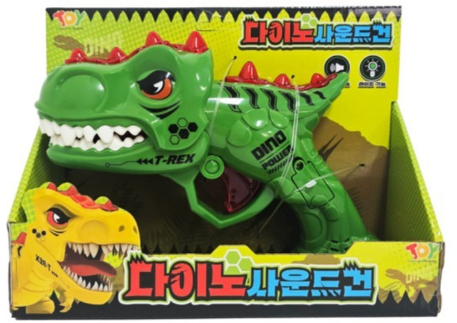 토이앤토이 다이노 사운드건, 그린, 1개