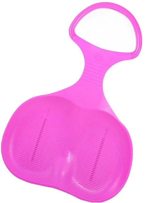 디미스 휴대용 눈썰매 스트라이프핑크, 1개