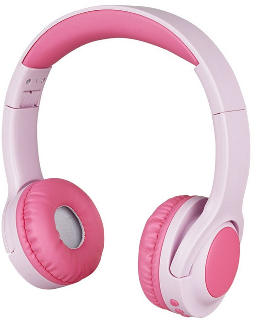 나비 키즈 블루투스 유무선 헤드셋, 핑크, NV196-CHD2G-P