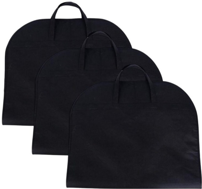 Viah 可結合行李箱西裝套 西裝防塵袋 不織布, 1入, 3個