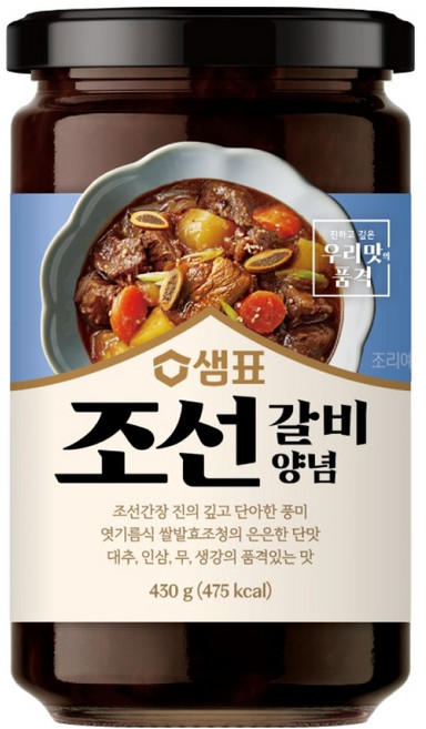 샘표 조선갈비 양념, 430g, 1개