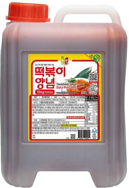 첫맛 떡볶이양념, 10kg, 1개