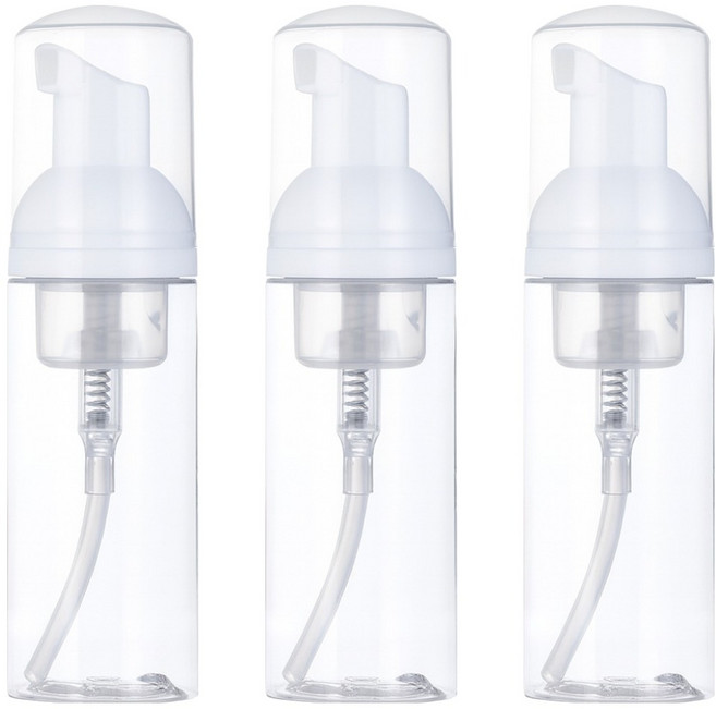 리빙메이커 휴대 여행용 공병 버블폼 거품 용기 30ml, 3개, 화이트