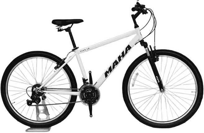 오투휠스 마하 비브 1.0 MTB 자전거, 화이트, 1개, 170cm