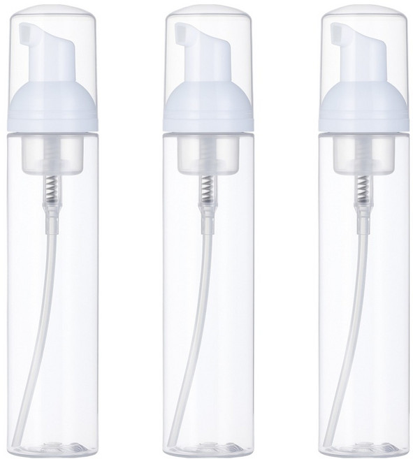 리빙메이커 휴대 여행용 공병 버블폼 거품 용기 100ml, 3개, 화이트