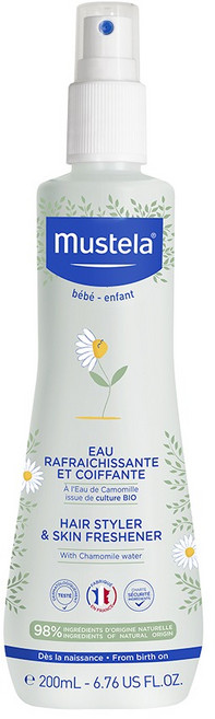 무스텔라 헤어 스타일러 앤 스킨 프레시너 미스트, 200ml, 1개