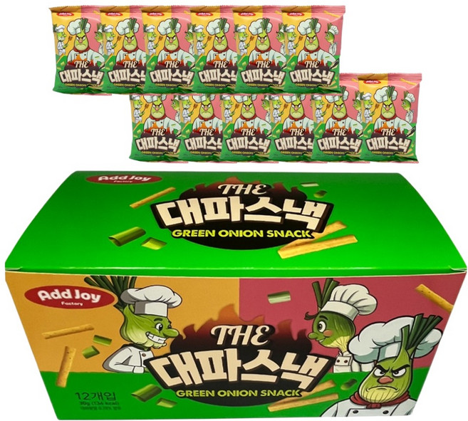 애드조이 THE 대파스낵 12p, 360g, 1개