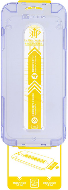 HODA 好貼 高透玻璃保護貼 附無塵太空艙Lite貼膜神器, 1個