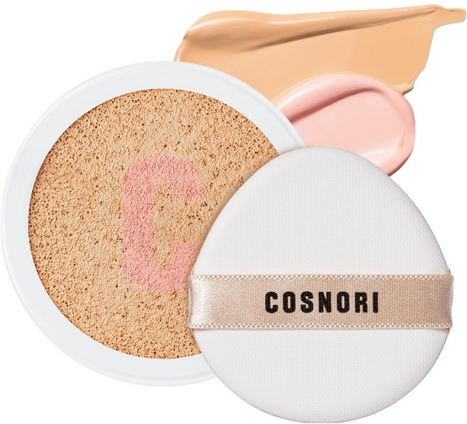 코스노리 블라썸 톤업 쿠션 클리어 SPF50+ PA++++ 리필 14g, 핑크 베이지, 1개