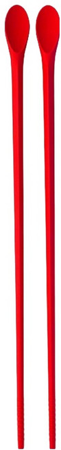 실리팟 실리콘 튀김 젓가락, 프리미엄 레드, 1개