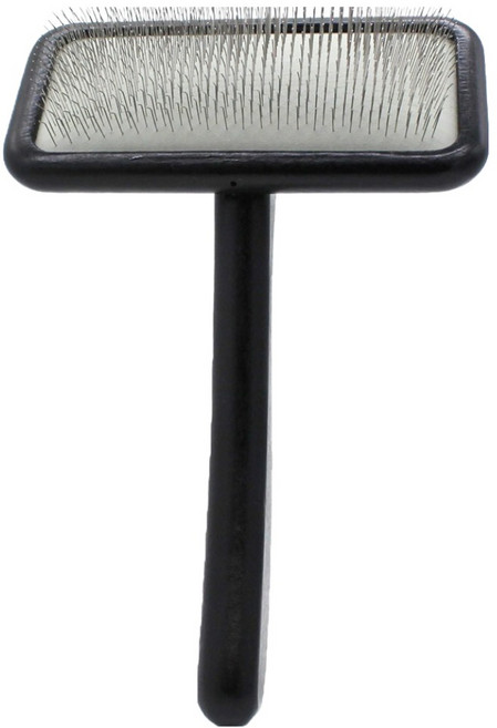 실버라인 블랙라벨 노스트레스 슬리커 브러쉬 L, 블랙 + 그레이, 1개