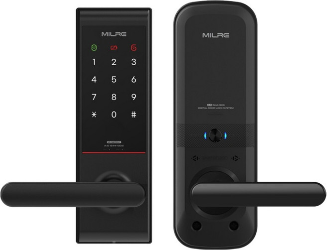 밀레시스텍 무타공 번호전용 디지털 도어락 MI-5200K Plus, 방문설치