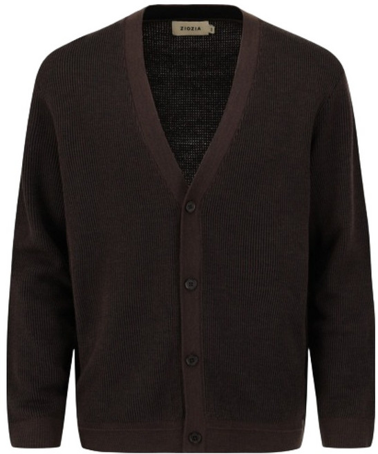 ZIOZIA 男士雙色Y領開襟衫 AEF4EC1101