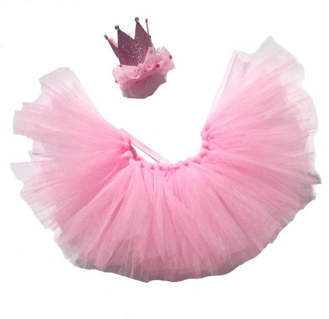 케리빙 반려동물 파티 스커트 모자 세트, 핑크, 1세트