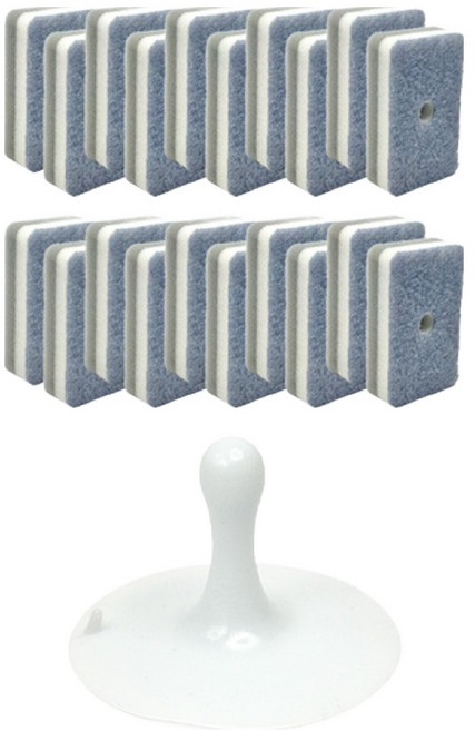 나무이야기 양면 스펀지 수세미 20p + 거치대 세트, 1세트