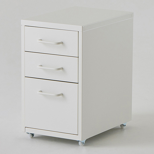 한샘 뉴 재크 서랍장, 화이트, 3단