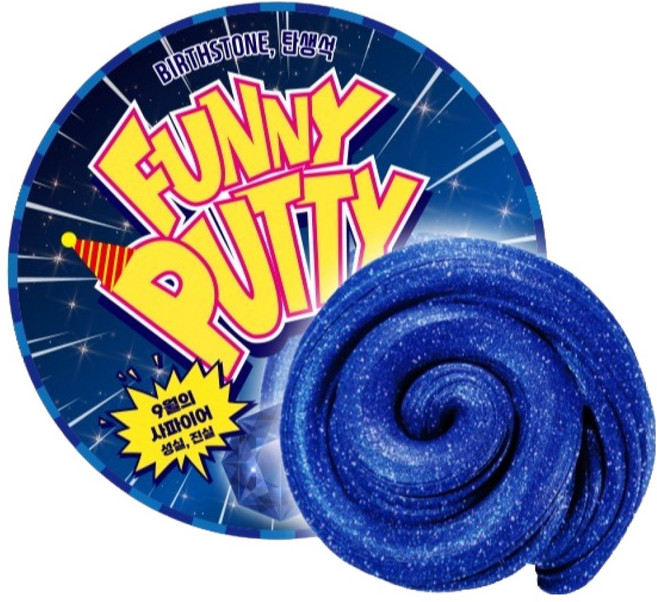 퍼니퍼티 탄생석 시리즈 퍼티, 9월의 사파이어, 40g, 1개