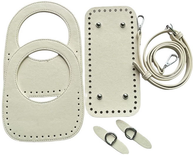 코히모 가방 DIY 만들기 부자재 세트 5W0628, 1세트, 아이보리