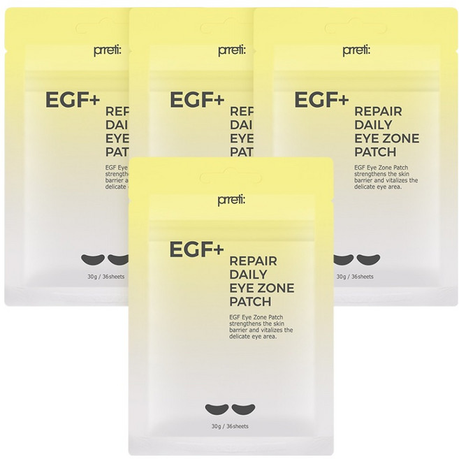 프레티 EGF+ 리페어 데일리 아이존패치, 4개, 36개입