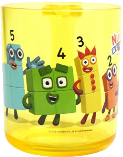 르번 넘버블록스 준비물컵, 혼합색상, 1개, 320ml