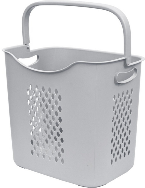 올유리빙 튼튼한 손잡이 멀티바구니, 그레이