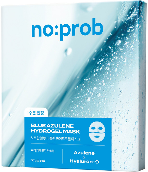 노프랍 블루 아줄렌 하이드로겔 마스크팩, 1개, 5개입
