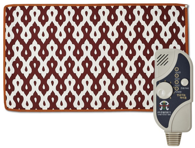 HanilMedical HanilMedical 프리미엄 황토 온열찜질기 크라운 라지 85 x 40 cm HI - 501G, 오렌지