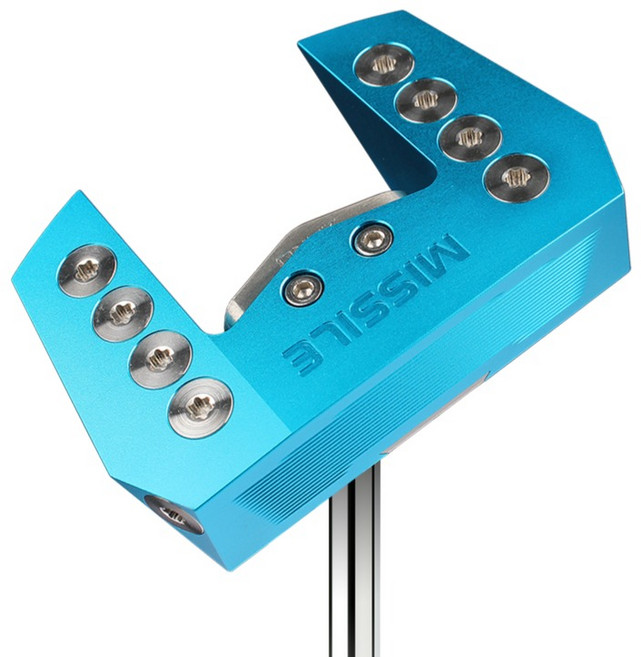 미사일 골프 제로 토크 퍼터 오션블루 81cm(32인치), 2도
