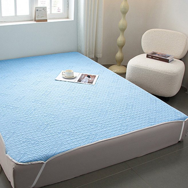 NATURALLY JOJO 石墨烯玩色涼感墊, 冷酷凍藍, 涼墊