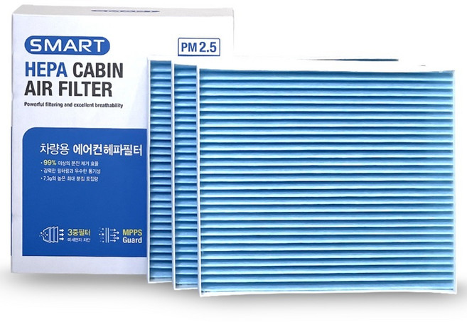 韓國 CAREX 智慧型車用冷氣濾網 3入, 1個, 2號