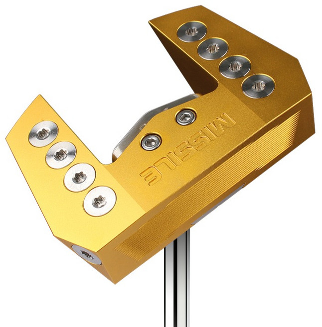 미사일 골프 제로 토크 퍼터 골드 81cm(32인치), 스틸(120g), 2도