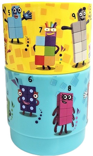 넘버블록스 숫자컵 2p, 혼합색상, 1개, 230ml