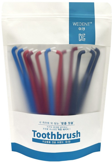 위덴 앤드터프트칫솔 먼슬리팩 일반모, 12개입, 1개