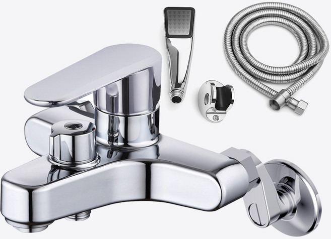 지리드 다이얼 디스크 화장실 욕실 샤워기 수전 세트 ZD-B1201, 1세트