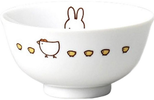 miffy 米飛 日本製 陶瓷碗, 1個, 米飛兔