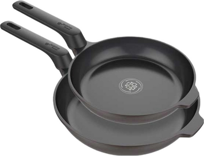 마이셰프 도루코 인덕션 IH 뉴캐스트 초콜릿 프라이팬 세트 2개, 혼합색상, 1세트, 프라이팬 24cm + 28cm