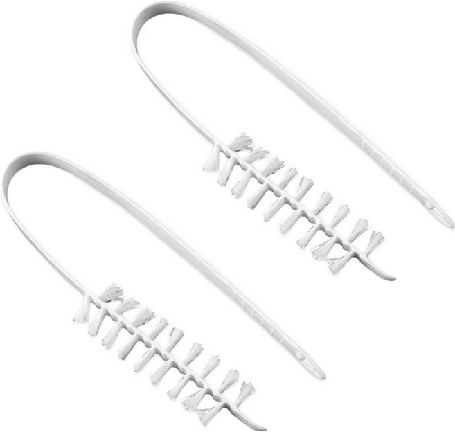 모던모어 드럼세탁기 통돌이세탁기 틈새 세탁기 청소솔, 화이트, 2개