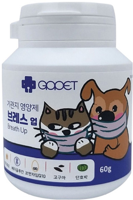 지오펫 반려동물 영양제, 60g, 호흡기/기관지, 1개