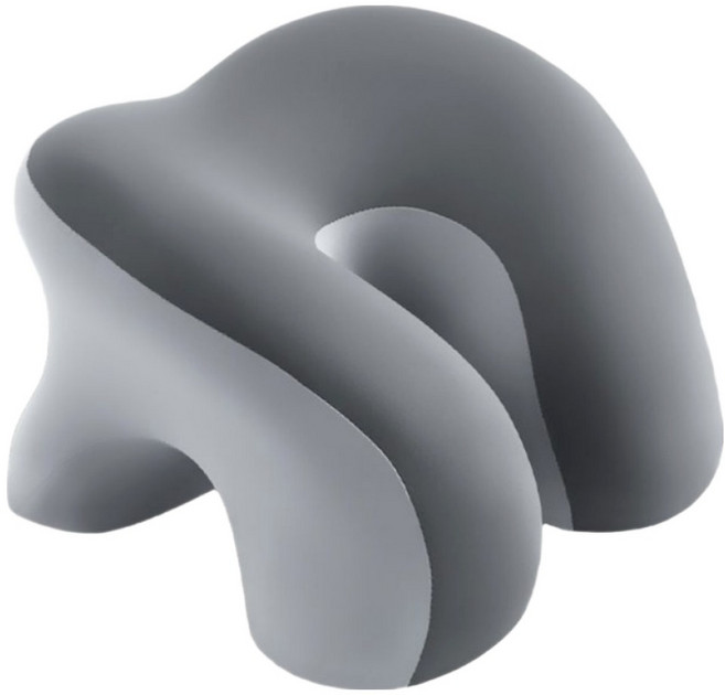 담다원 메모리폼 낮잠 수면 팔 베개, 그레이