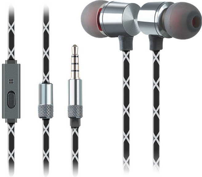 스마텍 줄꼬임방지 Y타입 칼국수줄 유선 이어폰 STE-A100 블랙 방수가능