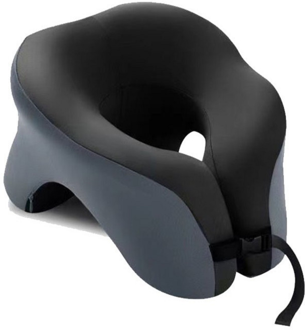 봄날애 메모리폼 엎드려자는 사무실 책상 쿠션 낮잠 목베개, 블랙