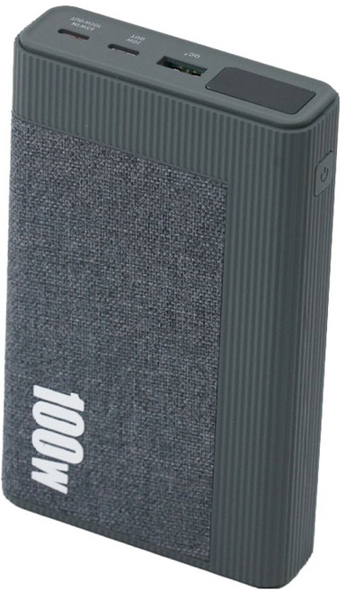 아이노비아 PD PPS 노트북 초고속충전 대용량 보조배터리 20000mAh 100W, IPB100LED20A, 그레이